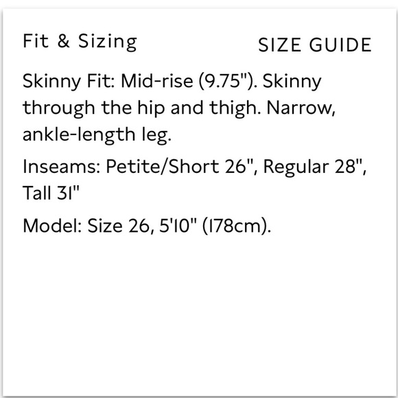 Banana Republic Mid-Rise Skinny Zip Pocket Jeans Grey Size 28 - Picture 5 of 12